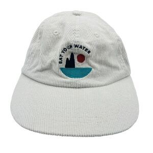 Eat Your Water Australia Corduroy Strapback Cap Hat
